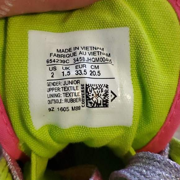 Converse All star shoes size 2 - Picture 6 of 12
